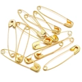 Kürbisförmige Sicherheitsnadeln aus Eisen in Goldoptik für DIY-Schmuckzubehör - 19mm / Gold