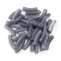 Grau marmorierte Acryl-Bogenperlen mit Wolkeneffekt für DIY-Schmuckherstellung - 8x31mm (Loch 2mm) / Grauweiß Marmor (6#)