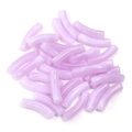 Lavendelfarbene Acryl-Bogenperlen mit Wolkenmarmor-Textur für DIY-Schmuckzubehör - 8x31mm (Loch 2mm) / Lavendel Wolkenmuster (11#)