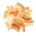 Bernsteinfarbene Acryl-Röhrenperlen mit Marmortextur für DIY-Schmuckherstellung - 8x31mm (Loch 2mm) / Bernstein Orange Textur (13#)