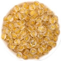Golden moon and star printed transparent acrylic beads for DIY jewelry making - 7*4mm Hole 1.5mm (100 Pieces) / Transparent With Gold Pattern (16#)