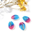 Blue and rose pink gradient cowrie shells for DIY jewelry making accessories - Blue Pink Gradient (12#)