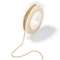 Golden plated 304 stainless steel curb chain on clear spool for jewelry DIY projects - Gold - Side Chain / 2.5mm (5 Yards Per Roll)