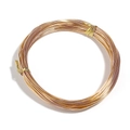 Rose gold aluminum jewelry wire coil for DIY crafting and handmade accessories - 1mm (10 Meters) / KC Gold
