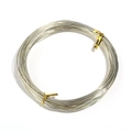 10-meter roll of silver aluminum craft wire for DIY jewelry making and artistic shaping - Light Gold Color