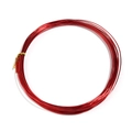 Ten-meter roll of shiny red aluminum craft wire for DIY handmade jewelry and accessories - Red