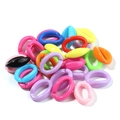 Eslabones ovalados de acrílico de colores para bolsos DIY, joyas y cadenas de gafas - 50 Piezas/Bolsa / Resaltar Un Número Pequeño