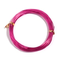 Pink purple aluminum wire coil for DIY jewelry making and handicraft accessories - Deep Pink