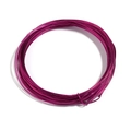 Rose purple anodized aluminum wire for DIY jewelry making, 10 meters roll - Burgundy