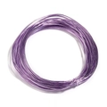 Single roll of purple anodized aluminum craft wire for handmade jewelry DIY projects - Light Purple