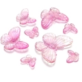 Pendentif papillon dégradé rose violet en acrylique irisé pour bricolage DIY - Couleur 23