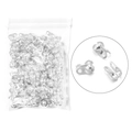 Silver bead tips knot covers in bulk for DIY jewelry making and connector accessories - 1.5mm / Silver