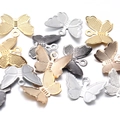 Ciondoli farfalla vintage in lega per creazione gioielli fai da te oro e argento - Farfalla / Oro
