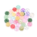 Cuentas de trébol de cristal de colores para manualidades de joyería variada - 10mm (Agujero de 1,2mm) / Multicolor