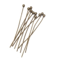 Antique bronze ball head pins for jewelry making and DIY beaded crafts - 0.5*16 / Bronze