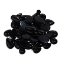 Pierres en agate noire polie en forme de goutte pour la fabrication de bijoux DIY - Agate Noire 10x14 (T20141)