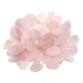 Polished pear shaped rose quartz stones for DIY jewelry making in various sizes - Rose Quartz 10x14 (T20141)