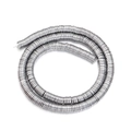 Tira de cuentas espaciadoras planas de hematita plateada para diseño de joyas DIY - Blanco K/Plata