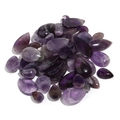 Pear-shaped purple amethyst gemstones with smooth polished finish for jewelry making - Amethyst 10x14 (T20141)