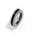 Black elastic crystal cord on transparent spool for DIY jewelry and bracelet making - Black