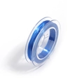 Rouleau de fil de cristal élastique bleu transparent pour la création de bijoux - Bleu Saphir