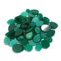 Polished teardrop green aventurine crystal stones for jewelry making settings - Malay Jade 10x14 (T20141)
