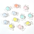 Bunte makaronfarbene Sternperlen aus Acryl mit Flügeln für DIY handgefertigten Schmuck - Bonbon