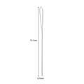 DIY jewelry beading needle tool 13.1cm length 0.7mm diameter in stainless steel - 5 Needles + Tube / 14cm*0.7mm