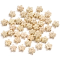 Golden flower-shaped CCB beads with metallic finish for DIY jewelry making - 9*3.5mm Hole 2mm / Gold Star