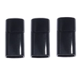 Flat black zinc alloy magnetic clasps for leather cord DIY jewelry making - Hole 3*6mm / Swim Black