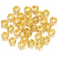 Golden flower petal bead caps for DIY jewelry making and bracelet spacers - 13*6mm Hole 1.4mm / Gold