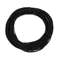25-yard bundle of black elastic cord for DIY jewelry and beaded bracelet making - 1mm (25 Yards) / Black