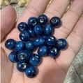 Donkerblauwe ronde esdoorn kralen voor DIY sieraden en handgemaakte ambachten - Donkerblauw