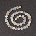 Spiraalvormige lay-out van hartvormige agaat kralen voor DIY handgemaakte sieraden - 10*11mm / Grijze Agaat