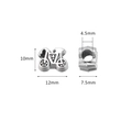 Ciondolo bici vintage in argento per gioielli DIY, perla retrò in lega 12mm x 10mm - Forma di Bicicletta (27#)