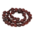Gepolijste rode jaspis hartvormige kralen met natuurlijke nerven voor het maken van sieraden - 10*11mm / Rode Jaspis