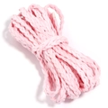 Cordon en similicuir tressé rose 6mm pour bijoux DIY et bracelets faits à la main - 6mm / Rose Clair