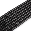 Polished black gemstone 4x2mm rondelle spacer beads for DIY jewelry making crafts - Black Stone / 4*2mm (Approx. 160 Beads)