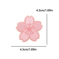 Écusson brodé de fleur de cerisier sakura japonais pour décorer vêtements et sacs - Style Pétale de Sakura (PE16362CT)
