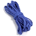 Cordon tressé en faux daim bleu foncé de 6mm pour la création de bijoux DIY - 6mm / Bleu Saphir