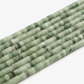 Polished green aventurine disc beads for DIY jewelry making with natural stone texture - Lushan Jade