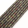 Polished Dragon Blood Jasper abacus beads for handmade jewelry 4x2mm rondelle spacer - Dragon Blood Stone