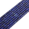 Lapis lazuli 4x2mm deep blue cylinder beads for DIY jewelry making and crafting - Lapis Lazuli