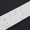 Polished white marble stone spacer beads for DIY jewelry making accessories - White Turquoise