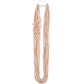 Rose gold plated copper box chain necklace with spring clasp for DIY jewelry - Box Chain / Rose Gold