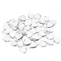 Silver heart-shaped stainless steel charms for DIY jewelry making and accessories - Steel Color Heart Pendant (16#-Steel Color)