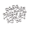 Minimalistische Schmetterlingsanhänger aus Edelstahl im Hohl-Design für DIY-Schmuck - 5# Schmetterling (10*13mm)