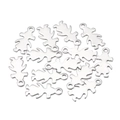 Anhänger kleine Mädchen-Silhouette aus poliertem Edelstahl für DIY Schmuckherstellung - 30# Kleines Mädchen (8*16mm)