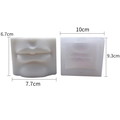 Lippenform Silikonform für Kerzen mit präzisen Maßen 6,7cm und 7,7cm für DIY-Handwerk - Mundform (H-0528)