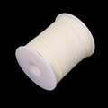 Crèmekleurig suède koord op spoel voor DIY-sieraden en cadeauverpakkingen - Crème Wit (1#)